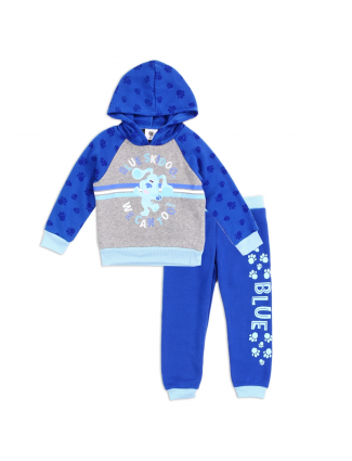 Nick Jr Blues Clues Blue Skidoo We Can Too Toddler Fleece Hoodie And Pants Set Free Shipping Houston Kids Fashion Clothing