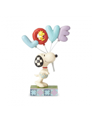 jim Shore Peanuts Snoopy With Love Balloon Figuriine Free Shipping Houston Kids Fashion Clothing