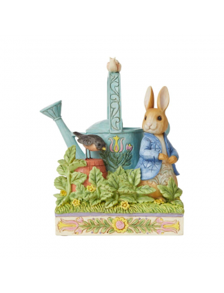 Enesco Gifts Jim Shore Beatrix Potter Peter Rabbit With Watering Can Figurine Free Shipping Houston Kids Fashion Clothing