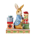 Jim Shore Beatrix Potter Peter Rabbit With Presents Figurine
