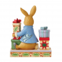 Enesco Gifts Jim Shore Beatrix Potter Presents of Happiness Joy And Love Peter Rabbit With Presents Figurine Free Shipping 