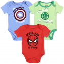 Marvel Comics Lil Captain In Training Caution Hulk May Tantrum Spider Man In Training 3 Pack Onesie Set Free Shipping