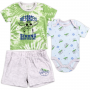 Disney Star Wars Baby Yoda The Force Is Strong With This One 3 Piece Short Set Free Shipping Houston Kids Fashion Clothing
