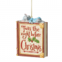 Enesco Gifts Heartwood Creek Jim Shore Twas the Night Book with Mouse Ornament Free Shipping