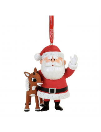 Studio Brands Rudolph And Santa Ornament