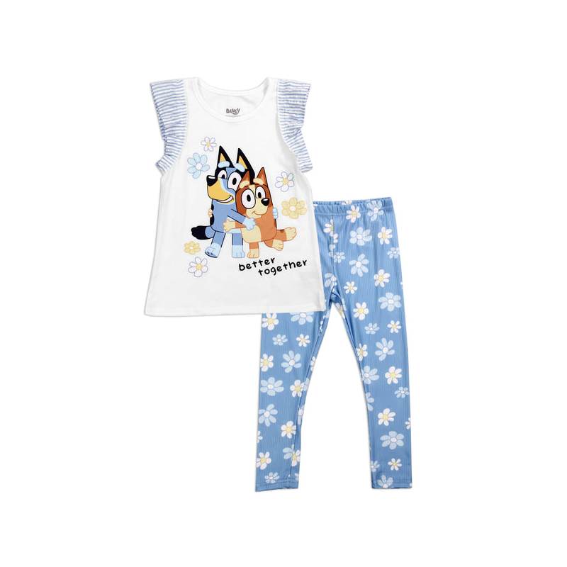 Disney Bluey Better Together Toddler Girls pants Set Free Shipping Houston Kids Fashion Clothing