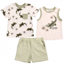 Bon Bebe Big Smiles Wild Child Infant Boys Short Set