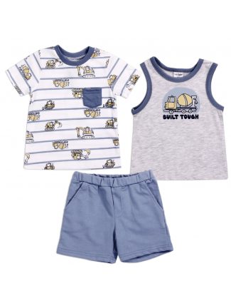 Bon Bebe Built Tough Infant Boys Short Set