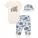 Bon Bebe Elephant Stay Wild Baby Hat Set