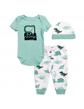 Bon Bebe Roar Some Dinosaur Baby Hat Set Free Shipping Houston Kids Fashion Clothing