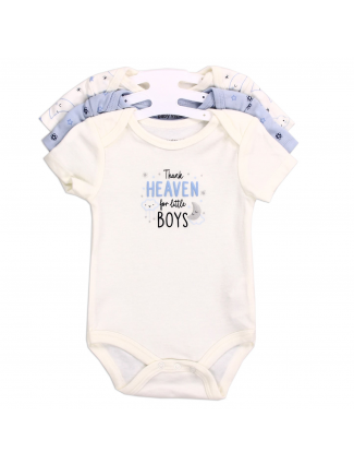 Bon Bebe Thank Heaven For Boys Baby Onesie Set Free Shipping Houston Kids Fashion Clothing