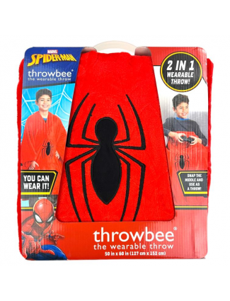 Marvel Comics Spiderman Kid's Throwbee Wearable Throw Free Shipping Houston Kids Fashion Clothing