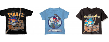 Disney Captain Jake And The Never Land Pirates Boys Clothes