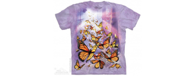 The Mountain Artwear Birds and Butterflies Girls Shirts