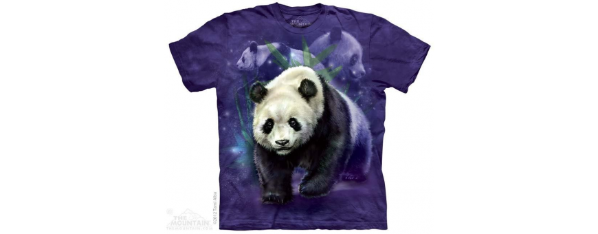 The Mountain Artwear Panda Bear Girls Shirts